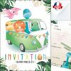 Carte Invitation Dinosaure Enfant – "Le Combi Dinos"