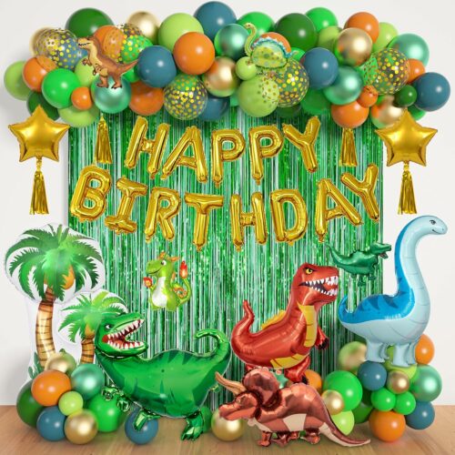Arche de ballons dinosaure