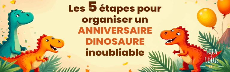 Comment organiser un anniversaire dinosaure pour enfant ?