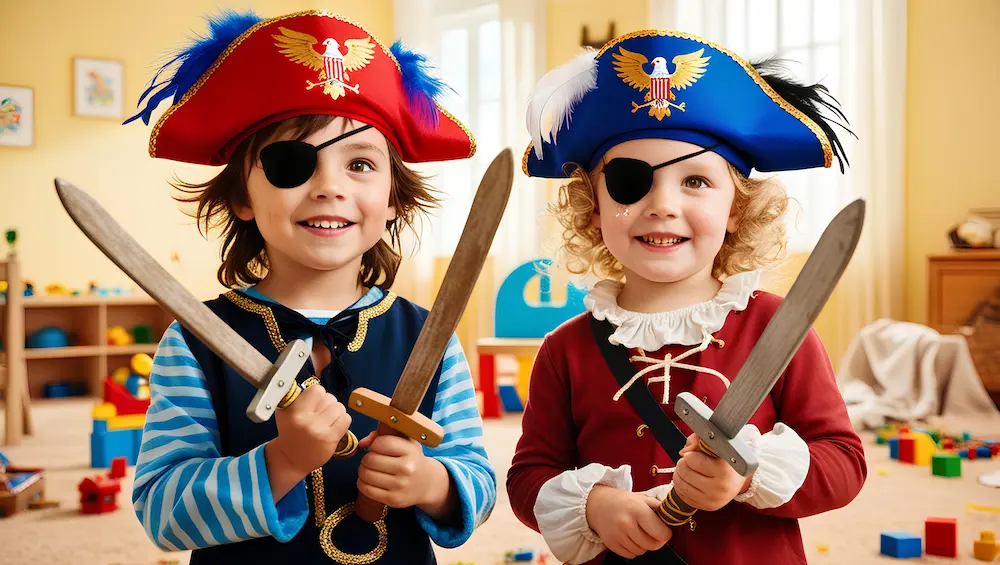 enfants déguisés en pirates pour un anniversaire aventurier et inoubliable