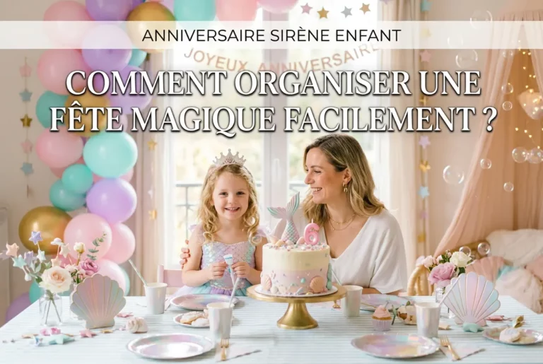 Comment organiser un anniversaire sirene