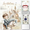 Kit invitation chevalier Lola et Louis - Produit