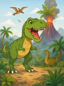 Anniversaire dinosaures - Lola et Louis